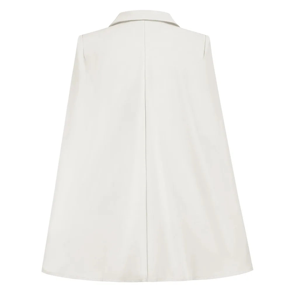 2022 Spring Autumn Women's Coat Casual Slim Cloak Suit Professional Suits Fashion Commuter Temperament Suit Dresses for Female