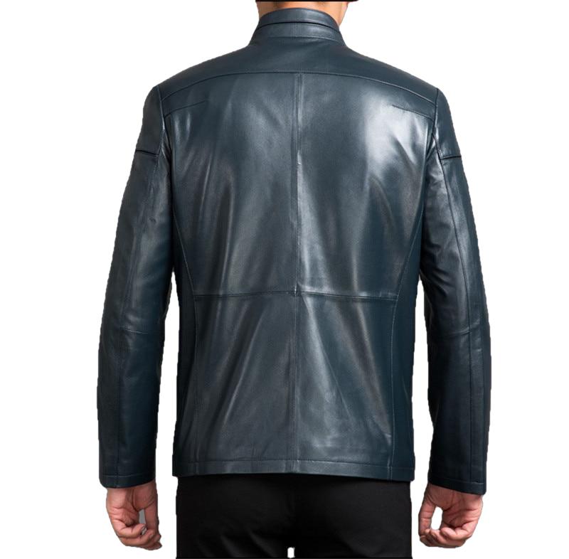 Tywin Mens Sheepskin Parka Leather Coat-2